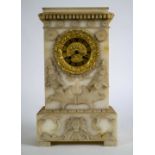 Louis Philippe alabaster clock ca 1840