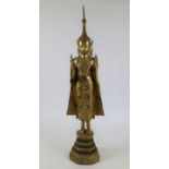Bronze gilded Thai Buddha