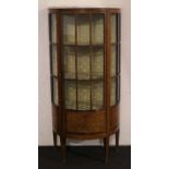 Display cabinet with white marble top