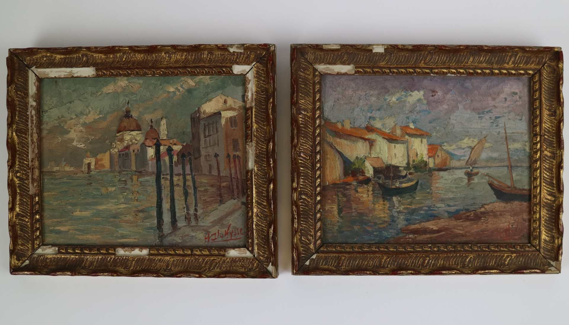Oil on panel Venice
