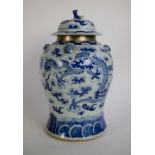 Chinese blue and white vase