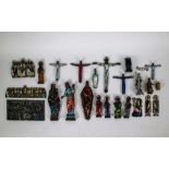 Collection of religious figurines