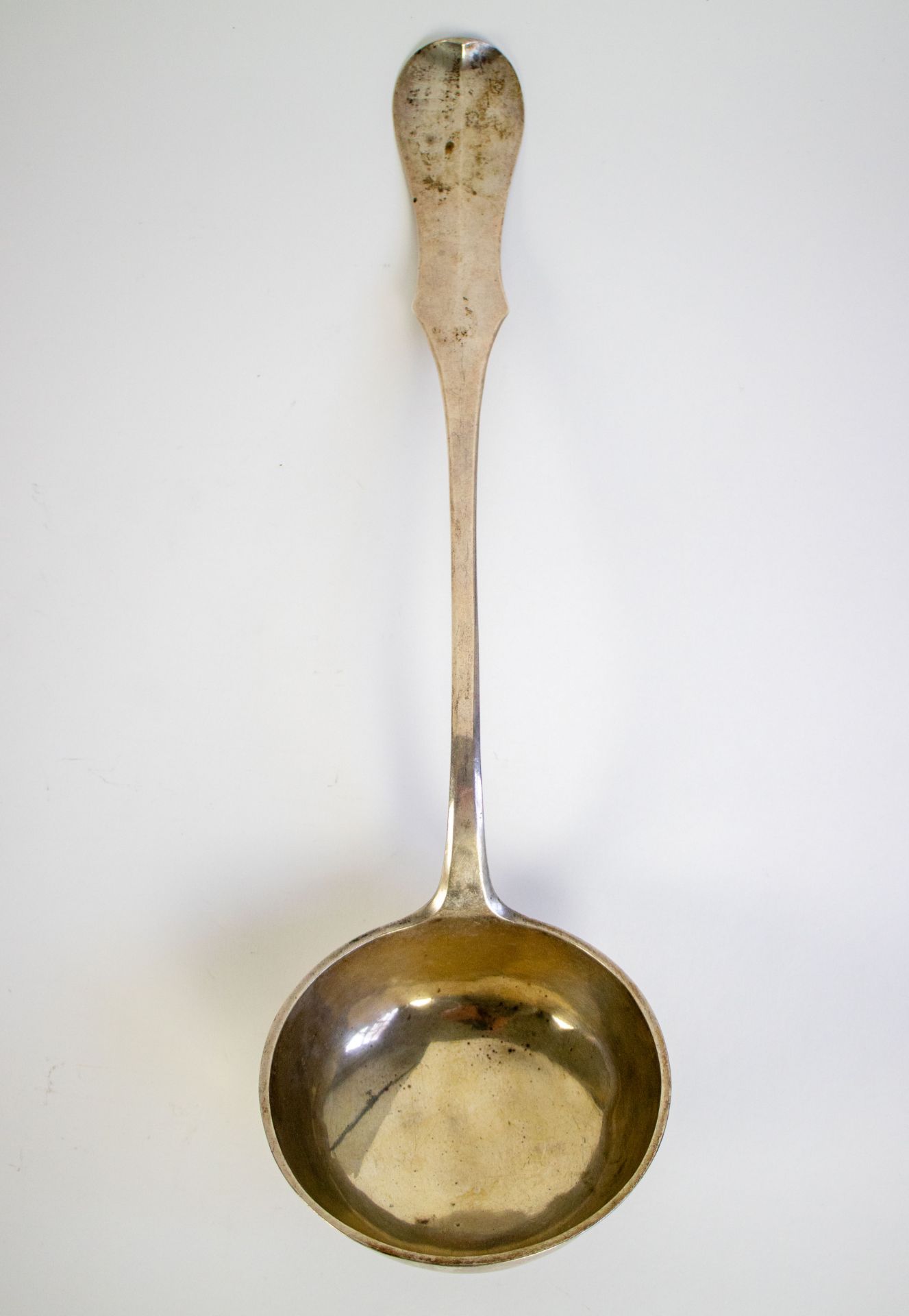 Silver ladle Belgian 18th C.