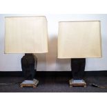 2 Chinese style vintage lampadaires