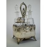 Silver oil and vinegar set French