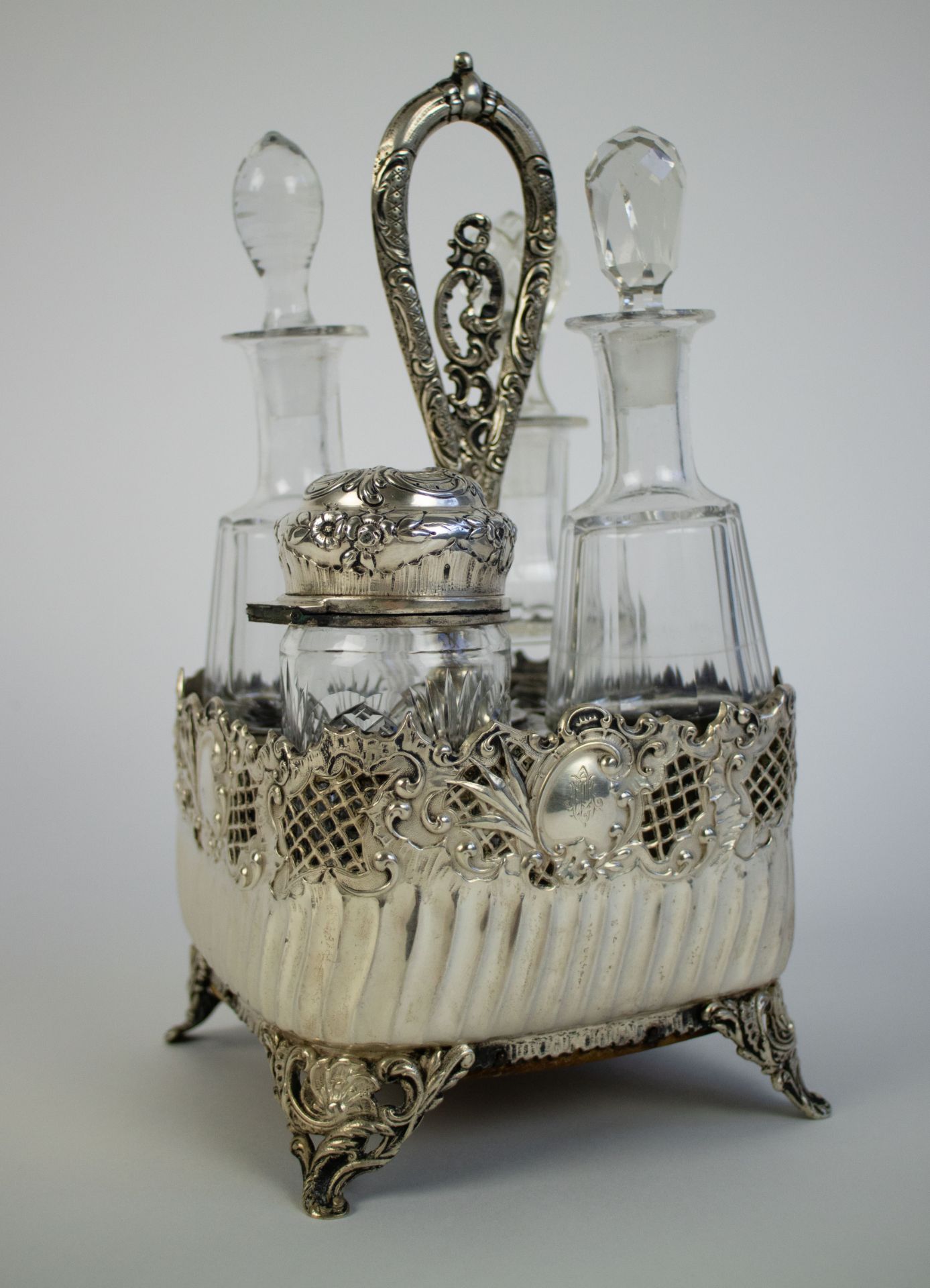 Silver oil and vinegar set French