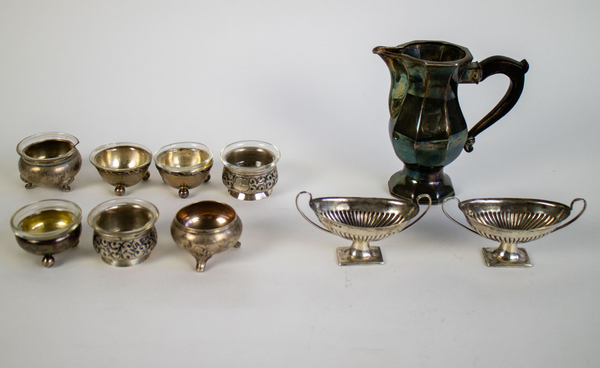 Lot English and Russian silver