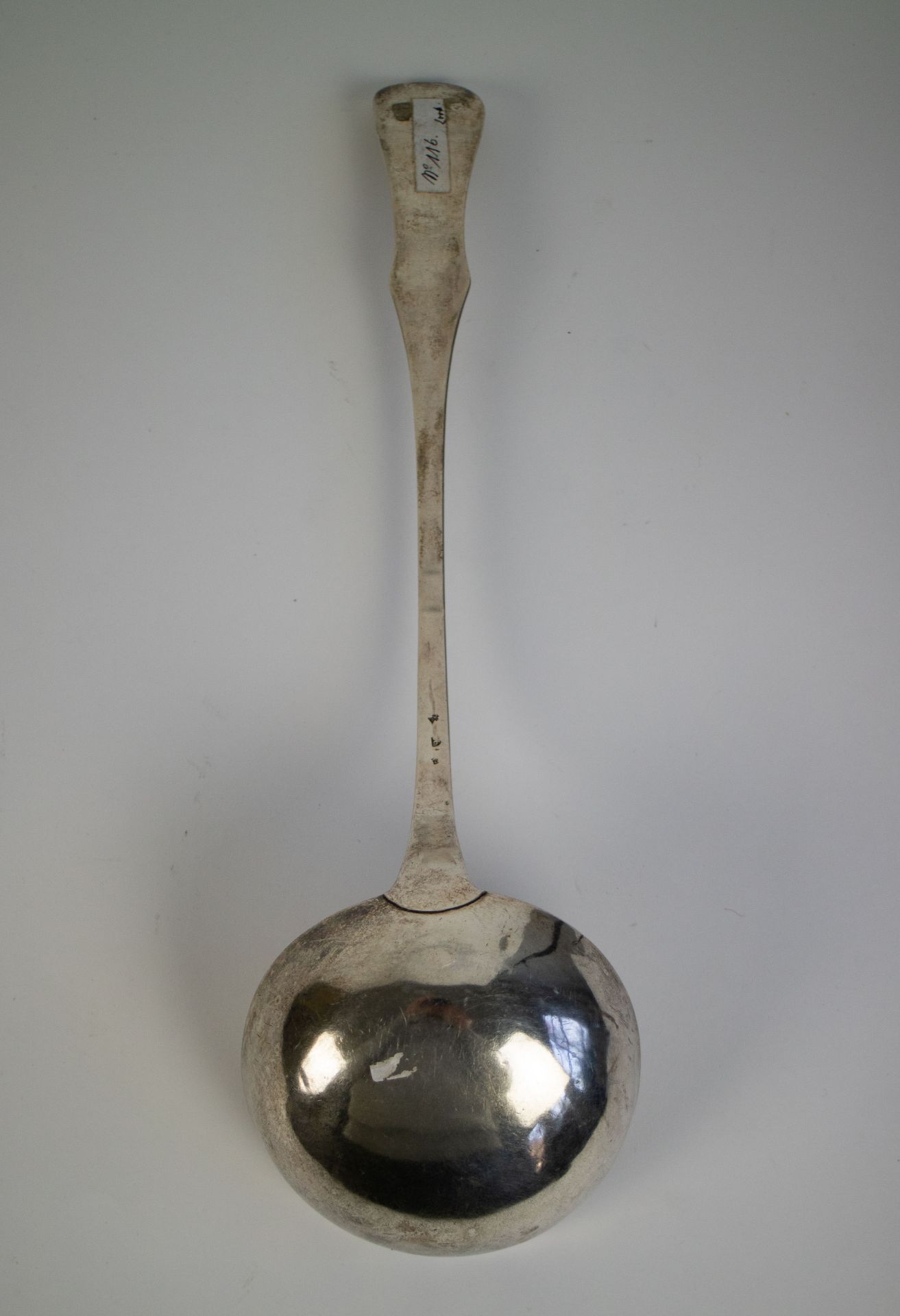 Silver ladle Ath 18th C. - Bild 3 aus 4