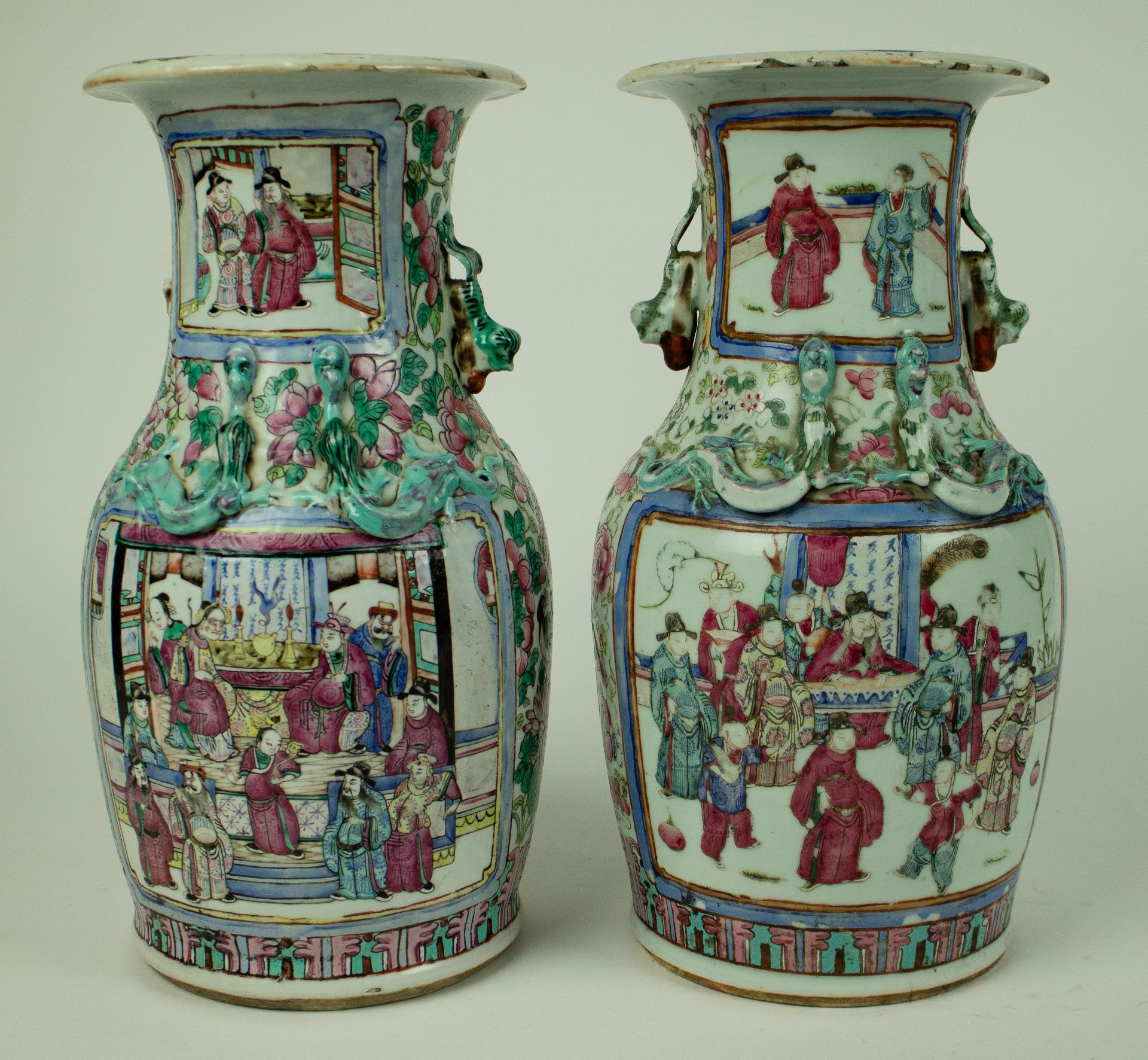 Couple Chinese vases Republic - Bild 4 aus 8