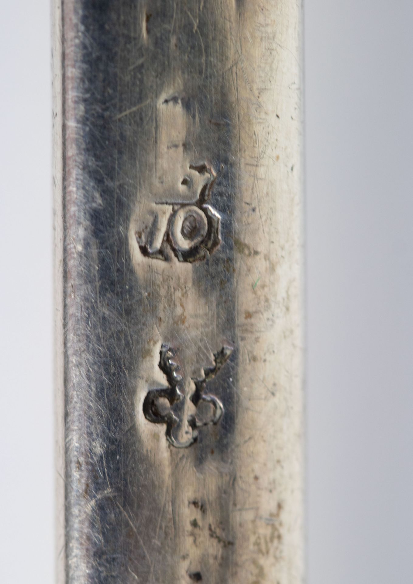 A Belgian silver soup ladle Ath - Image 3 of 4