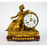 Gilt bronze clock 19th C.