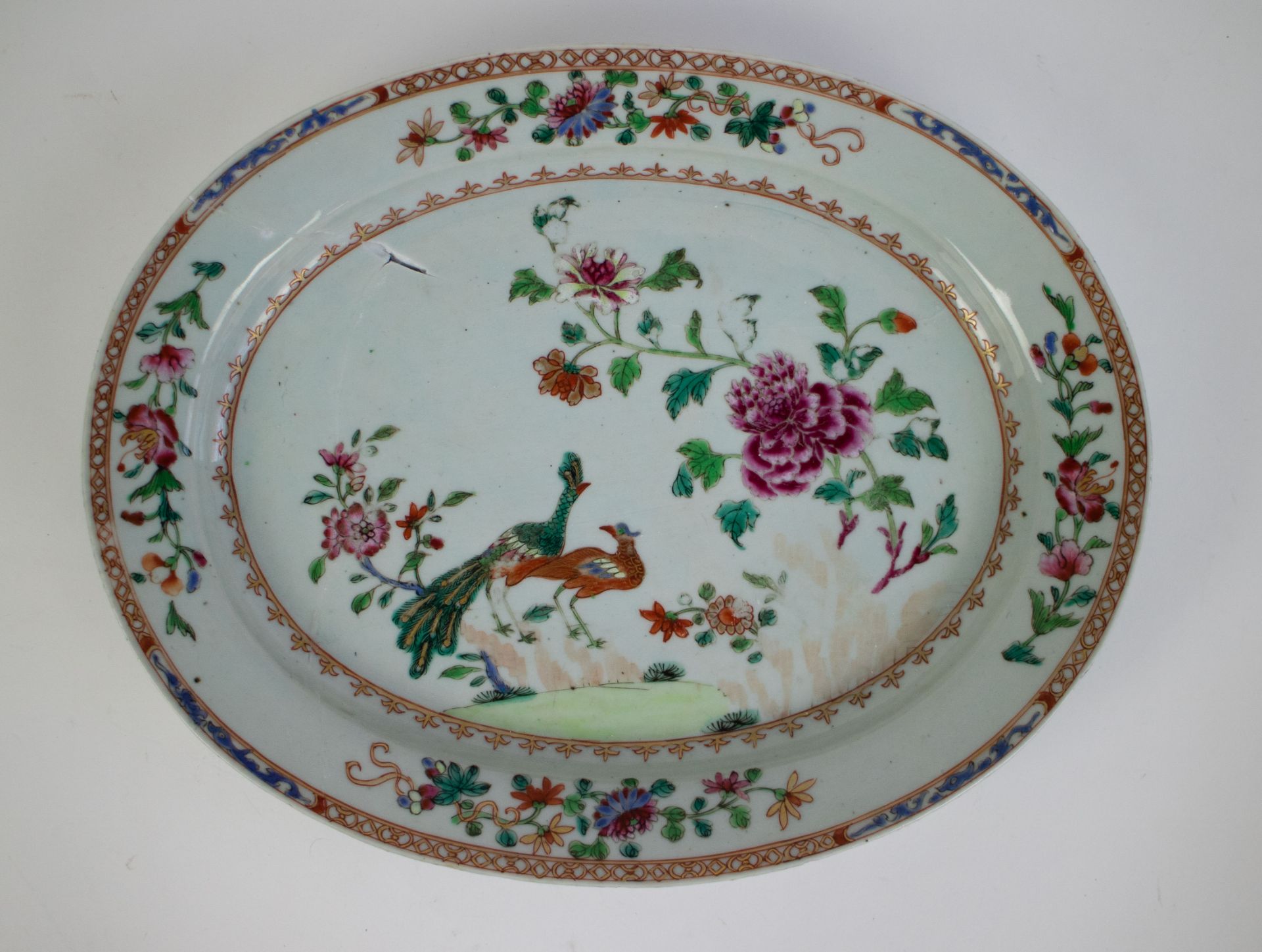 A Chinese Qianlong tureen and plate - Bild 9 aus 14