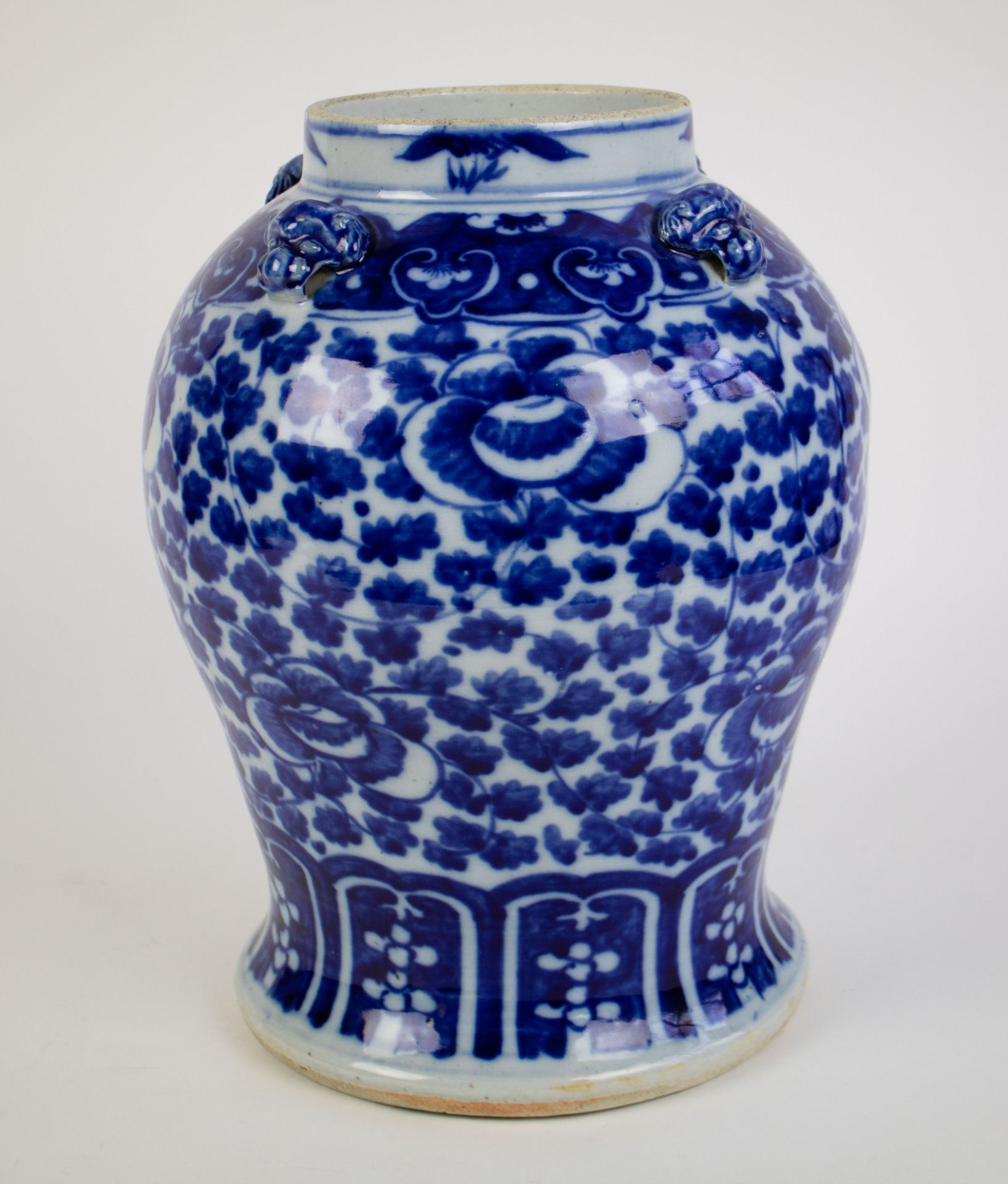 Chinese blue white vase Guangxu period - Bild 2 aus 7