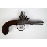 English flint pocket pistol