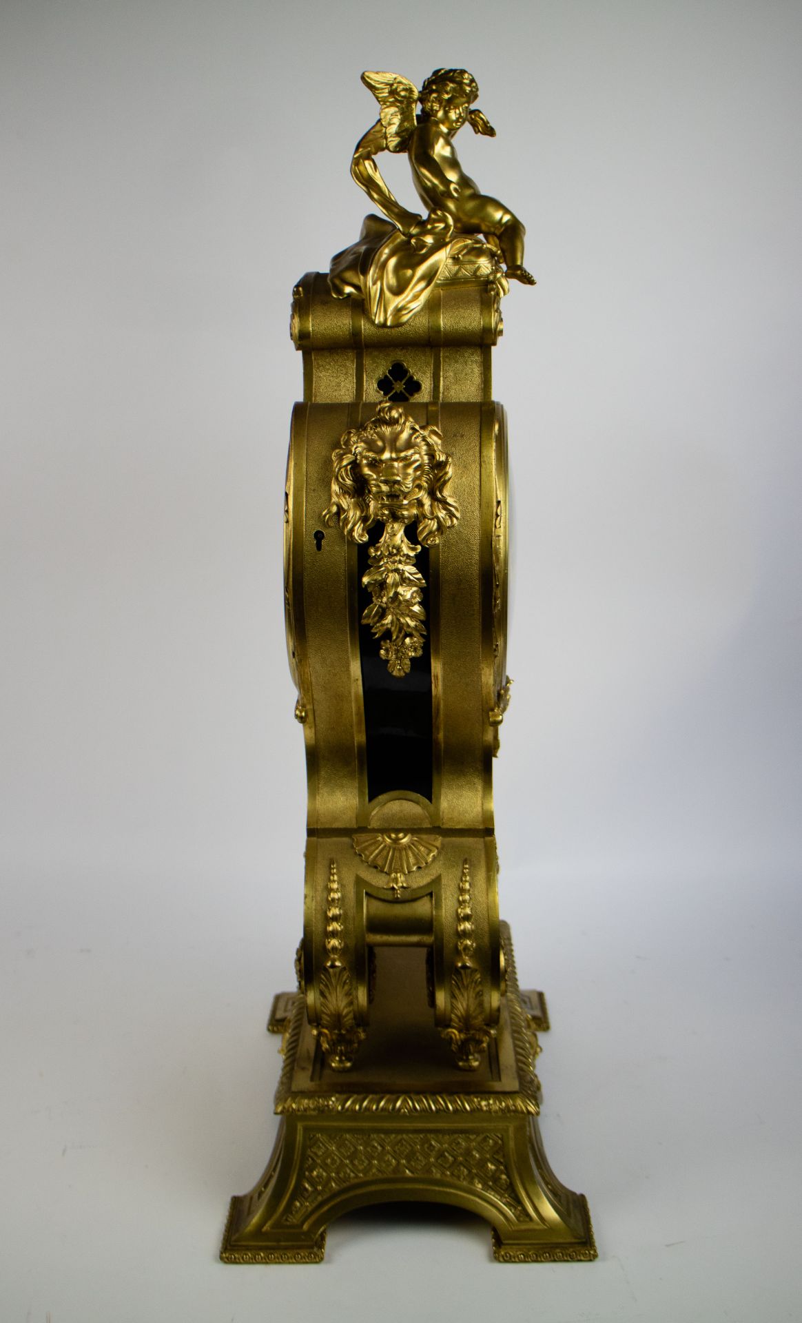Large firegilt bronze clock Thuret Paris - Bild 7 aus 7