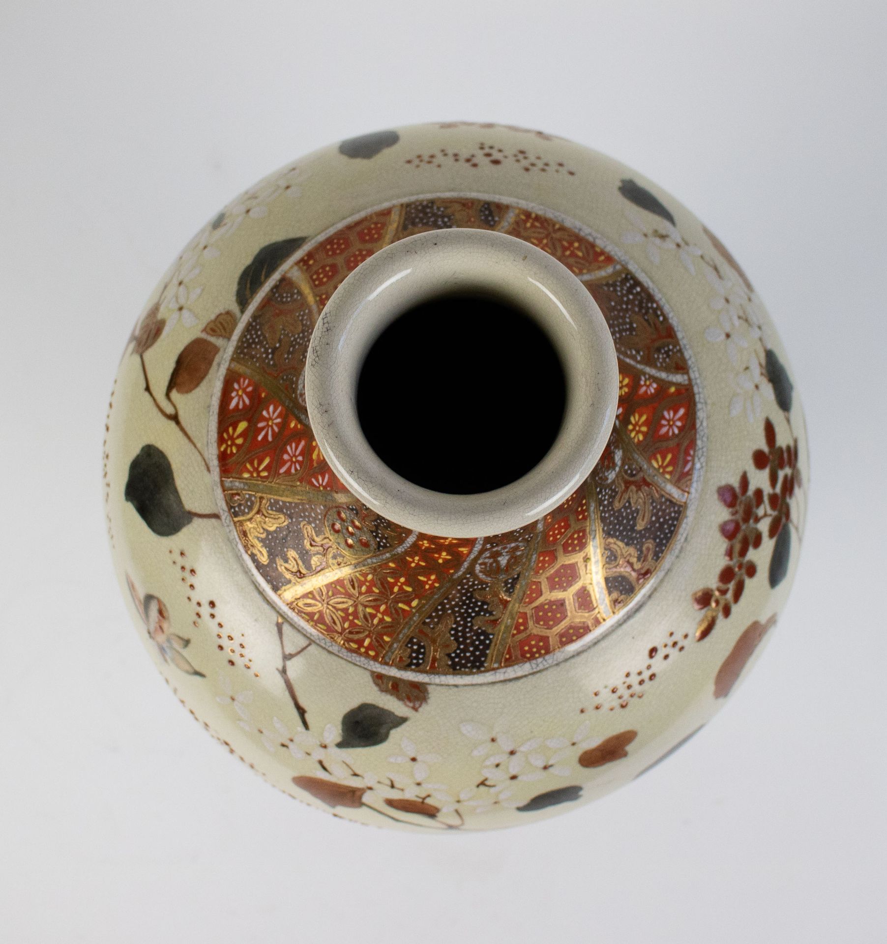 Japanese Satsuma vase - Bild 5 aus 6