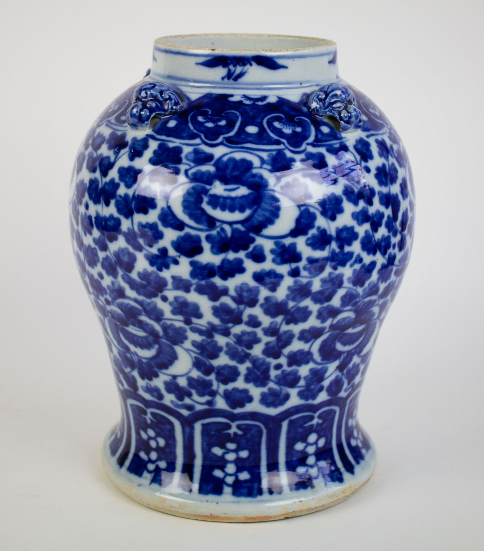 Chinese blue white vase Guangxu period - Bild 3 aus 7