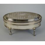 Late 19thC English silver box
