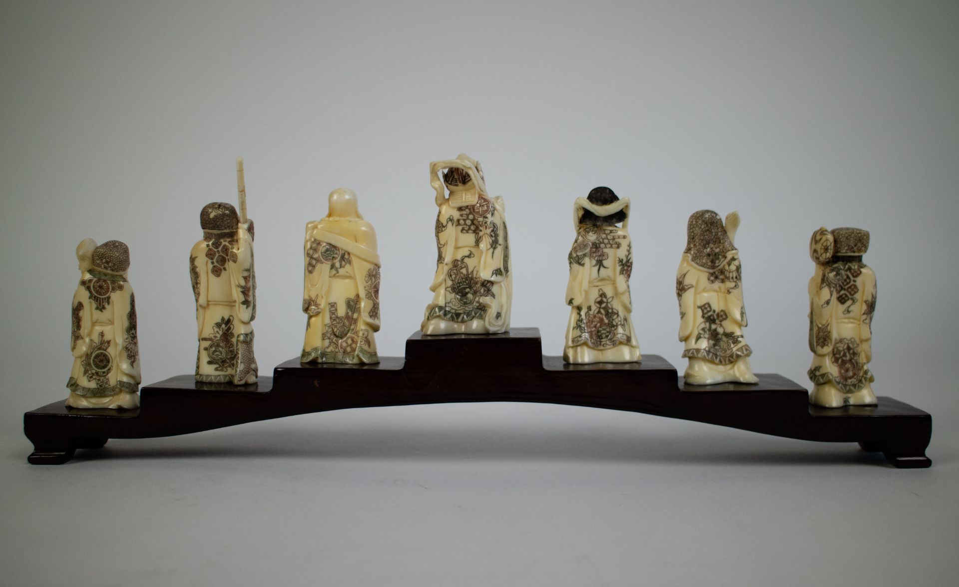 Japanese ivory Seven Lucky Gods - Bild 2 aus 3