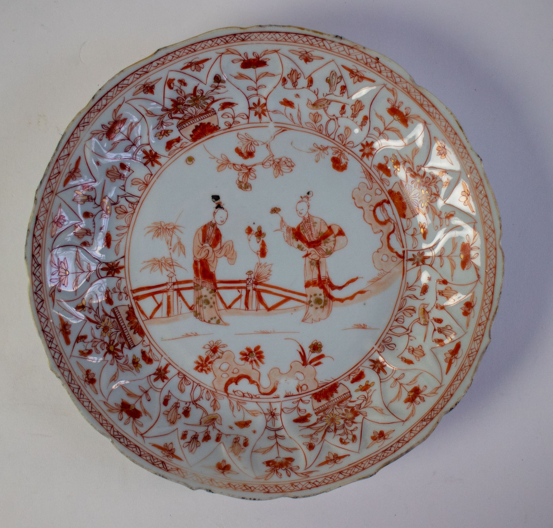 7 plates Kangxi fer de rouge - Bild 13 aus 16