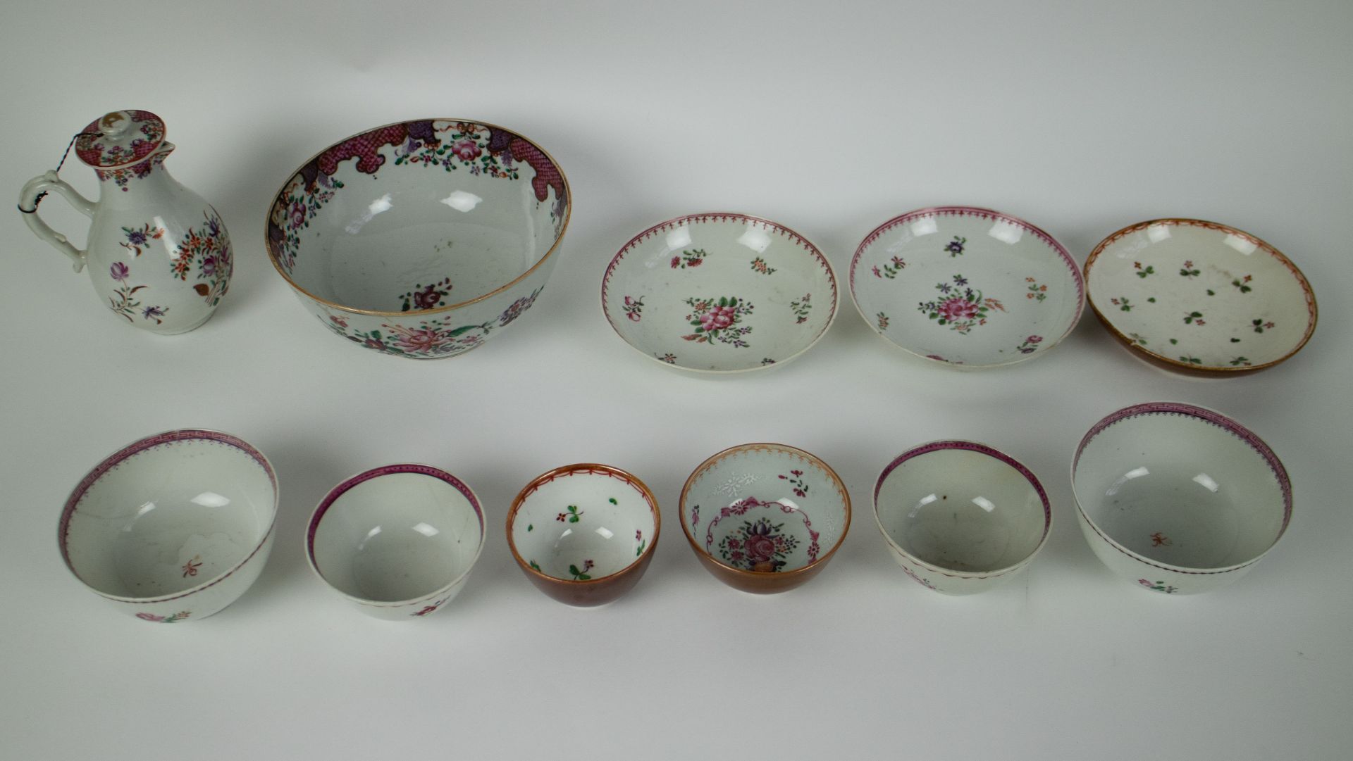 Various Chinese porcelain famille rose