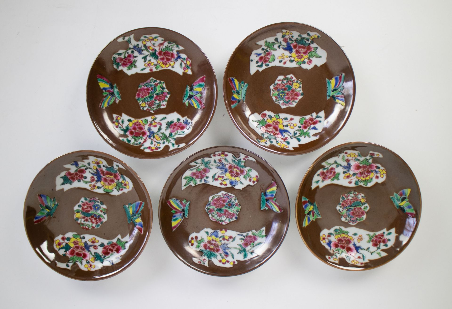 5 Qianlong cup and saucers - Bild 4 aus 5