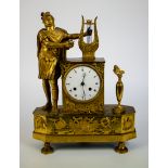 Gilt bronze clock 19th C.