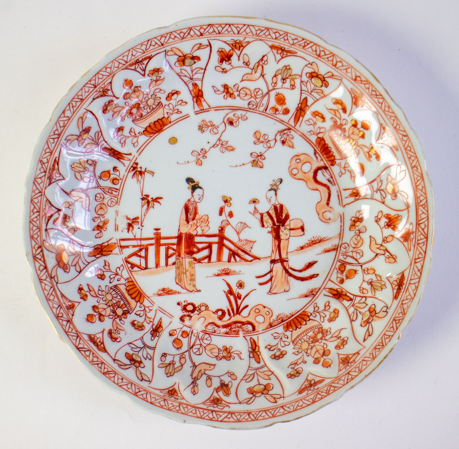 7 plates Kangxi fer de rouge - Bild 5 aus 16