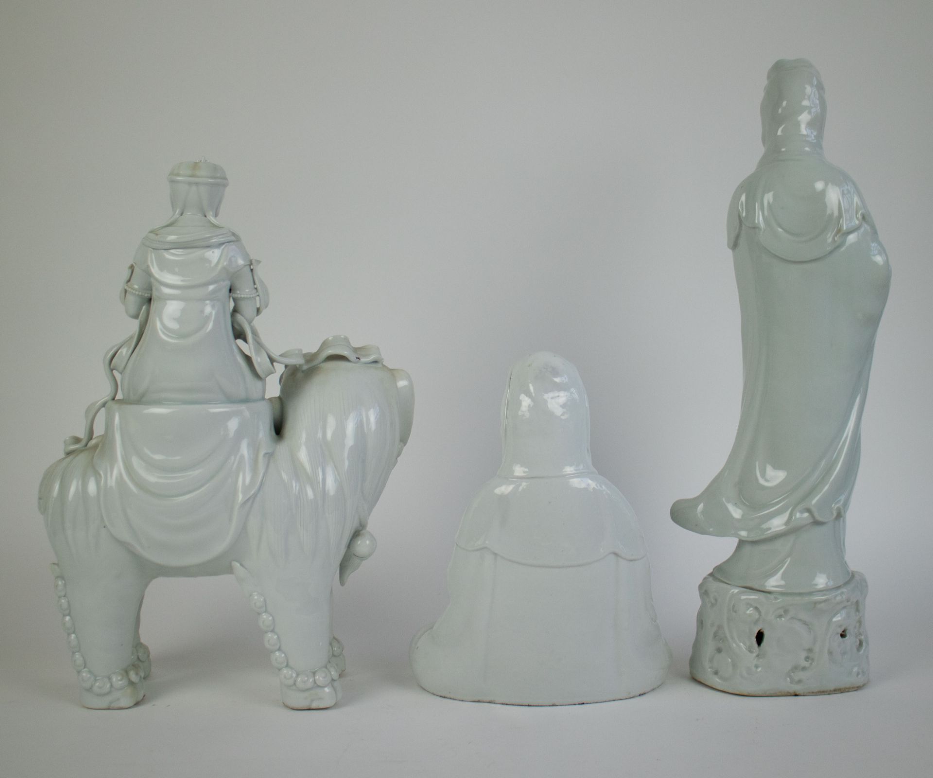 Lot with 3 blanc de Chine figures - Bild 2 aus 3