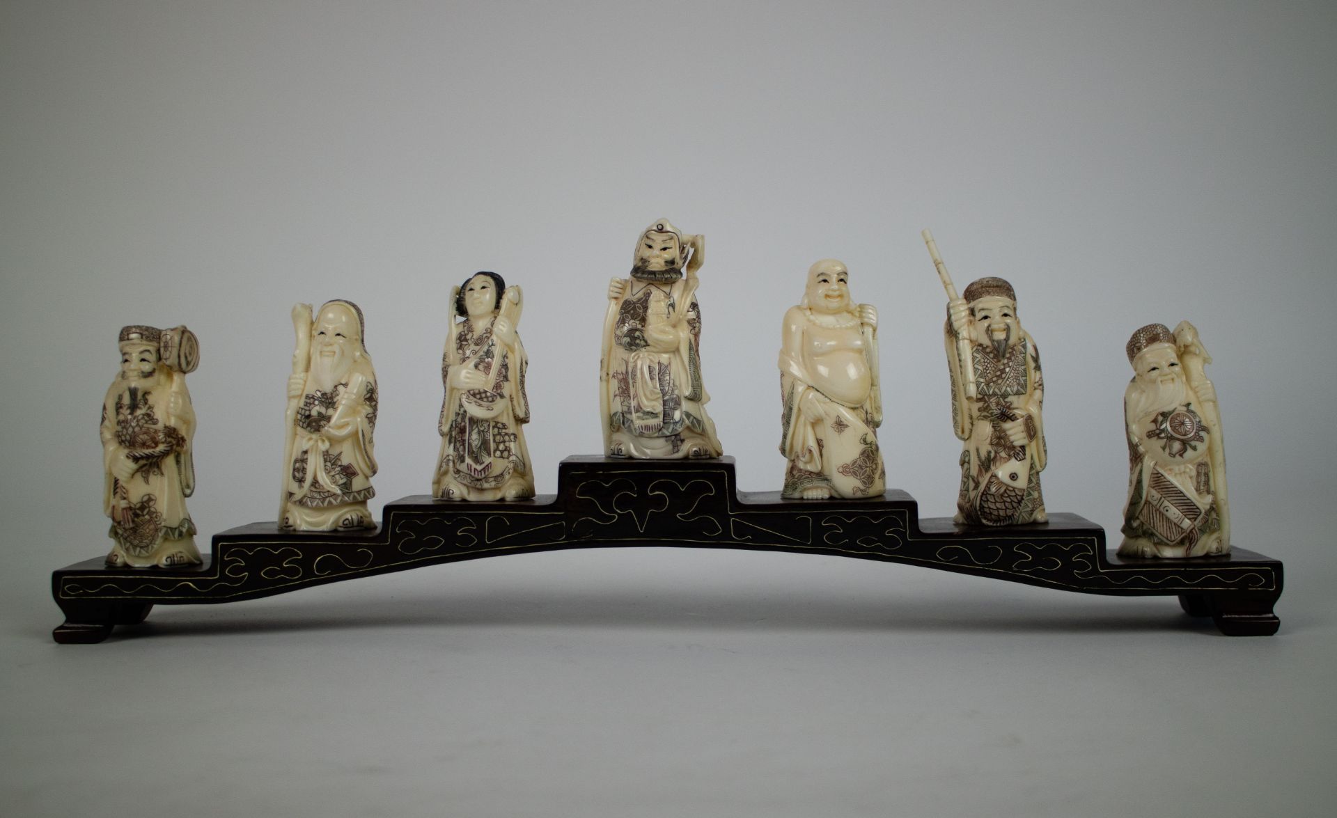 Japanese ivory Seven Lucky Gods