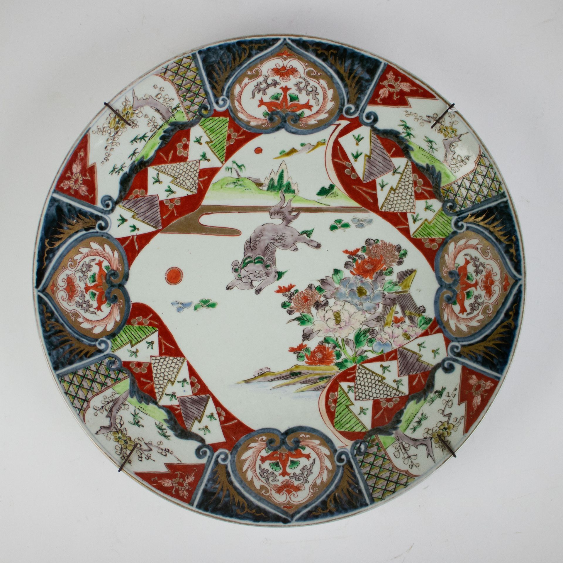 Large Japanese plate 19thC
