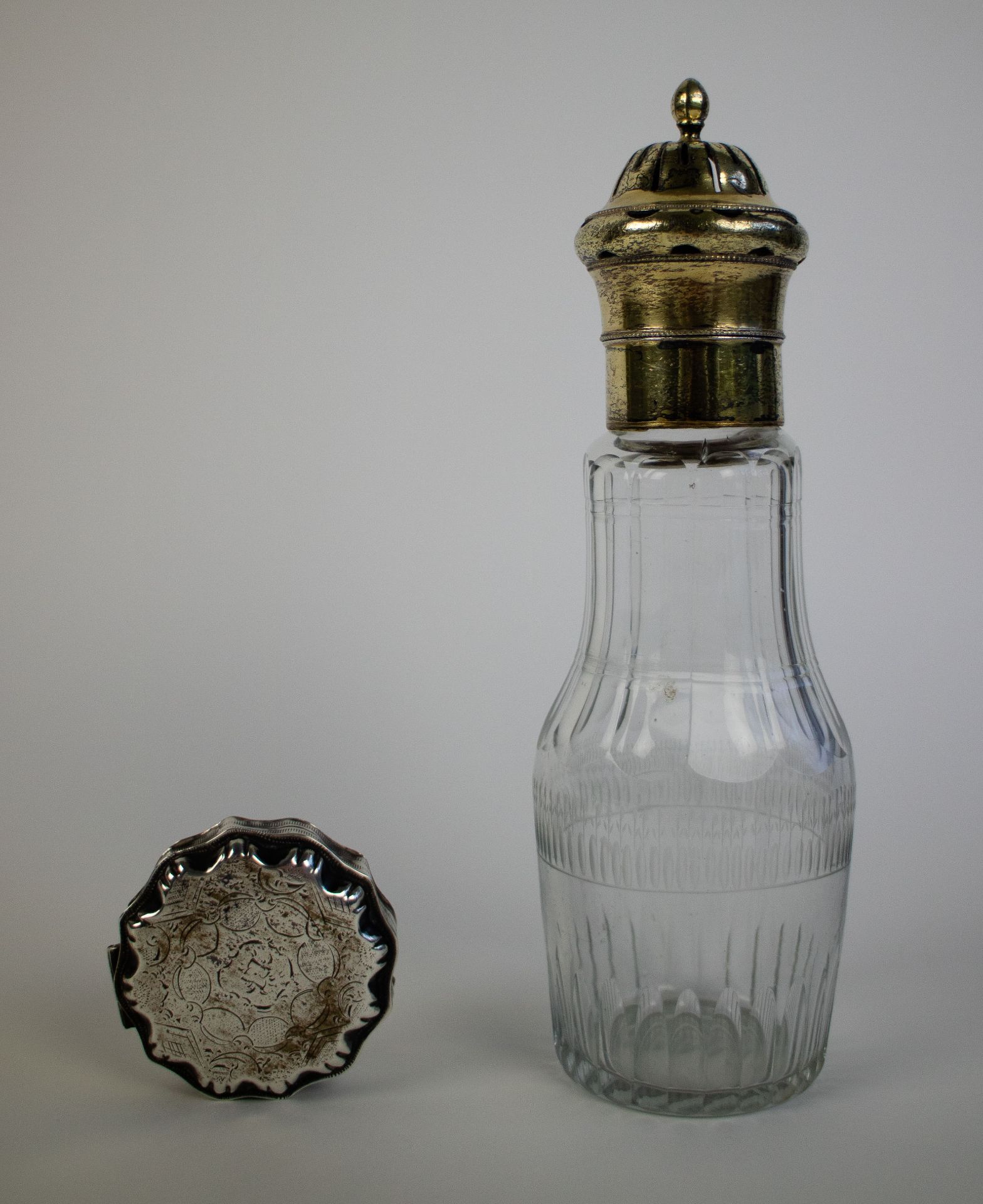 Silver sugar jar St Petersburg and tobaco box