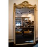 Large hall mirror