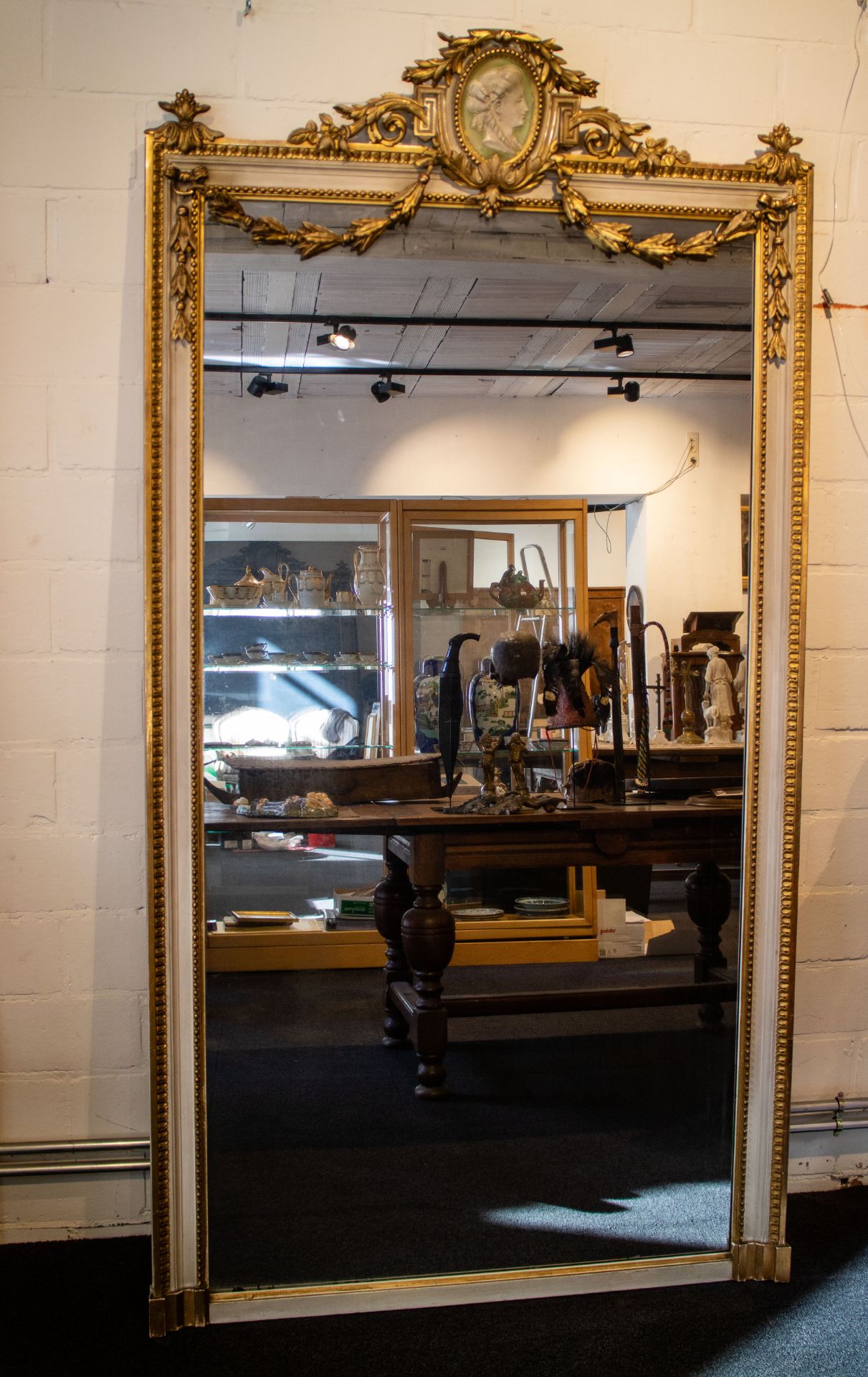 Large hall mirror