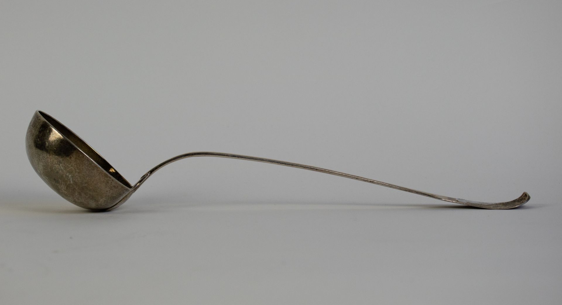 A Belgian silver soup ladle Ath - Image 2 of 4