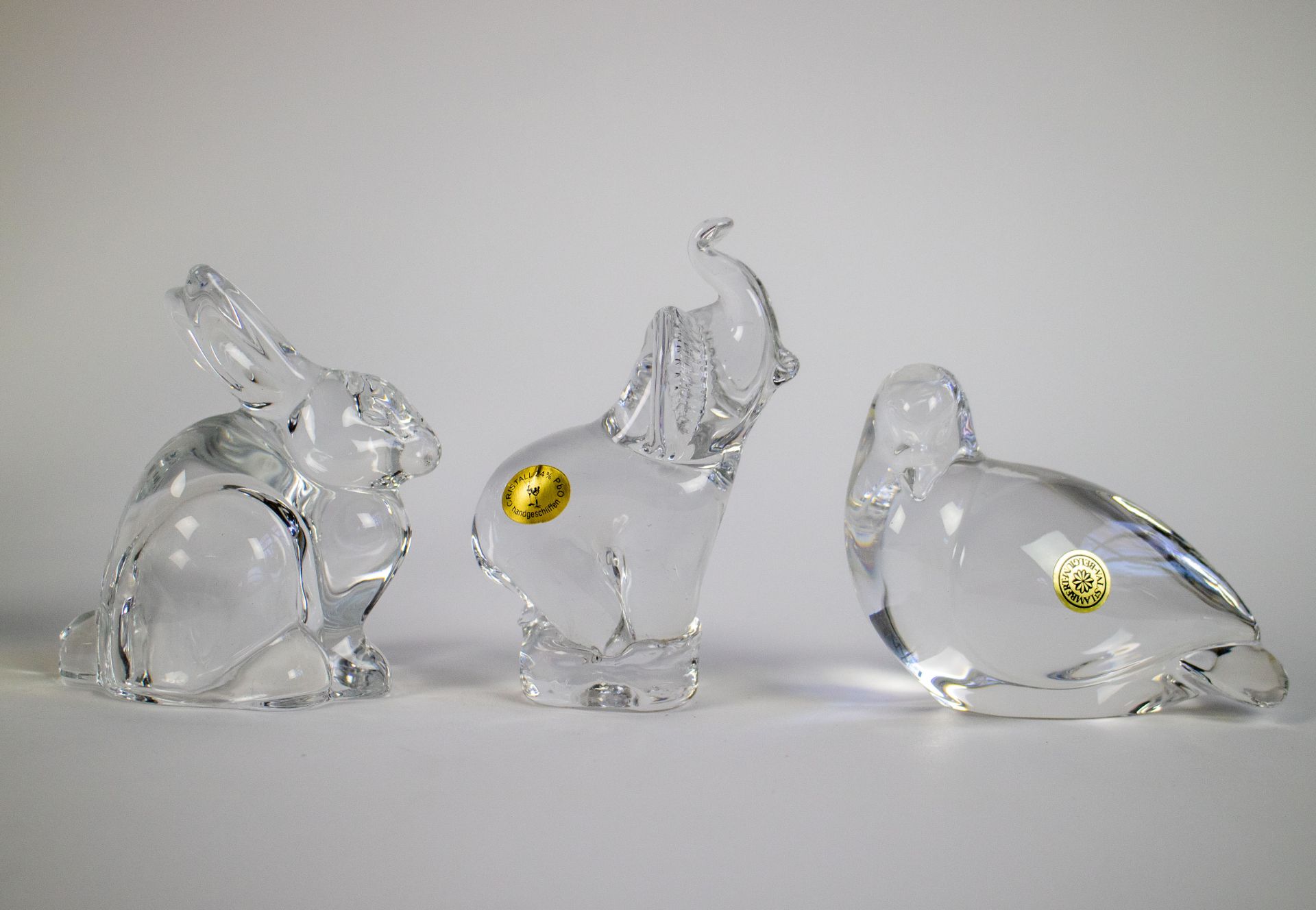 Lot with 5 crystal animals Val Saint Lambert - Bild 3 aus 3