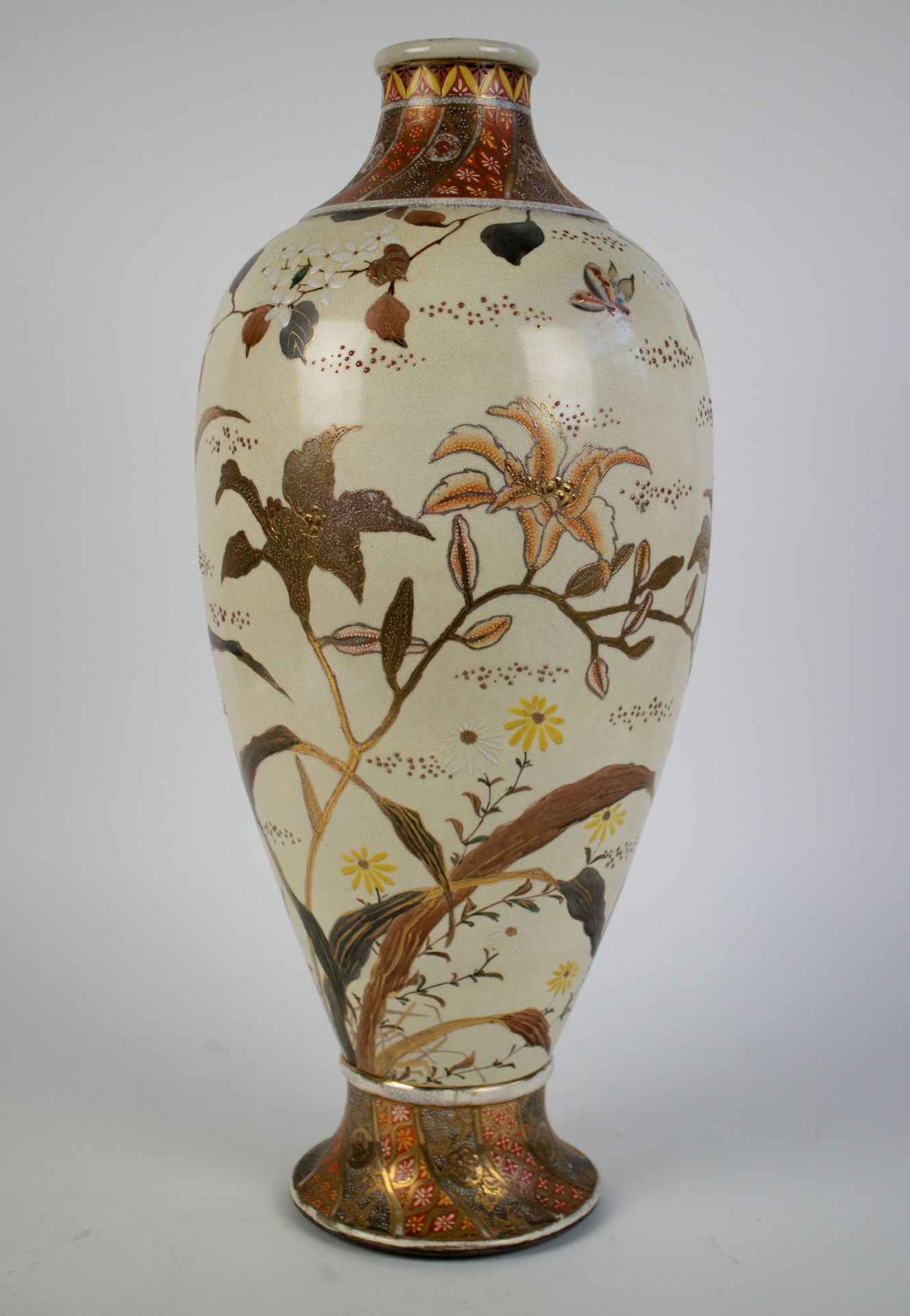 Japanese Satsuma vase - Bild 3 aus 6