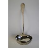 A silver soup ladle, Ghent 1789