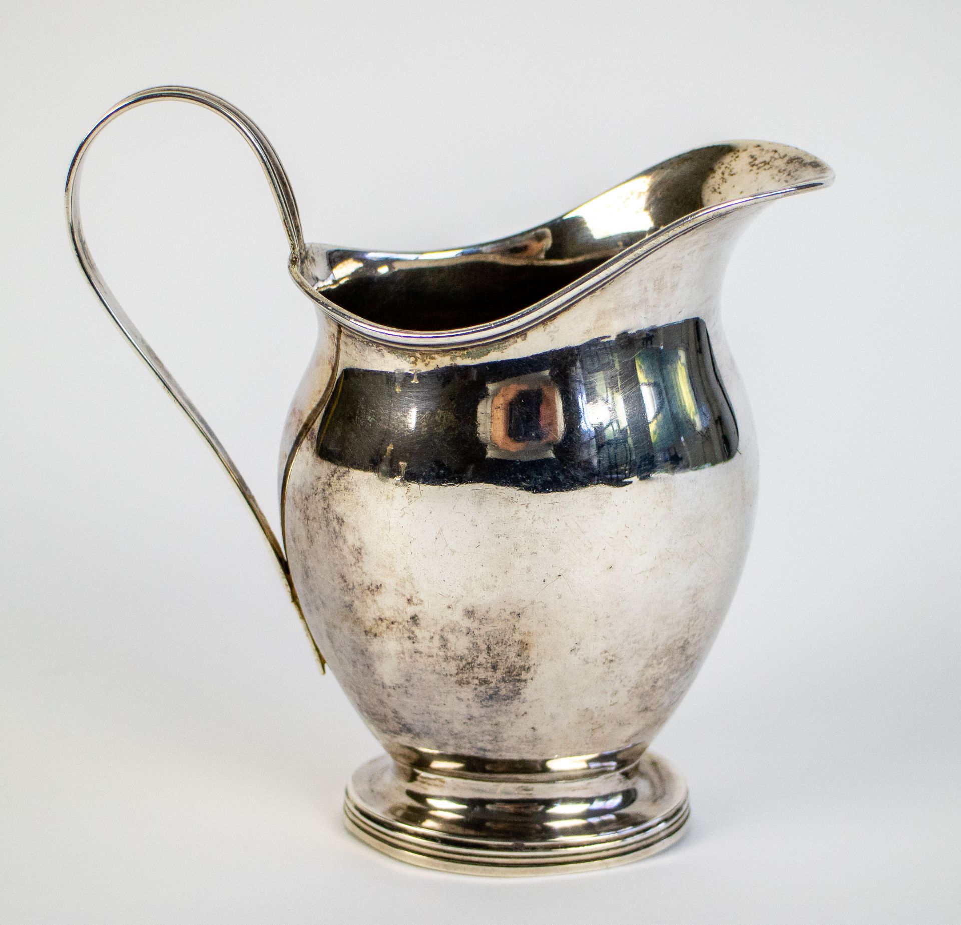 Silver milk jug Antwerp early 19thC - Bild 3 aus 5