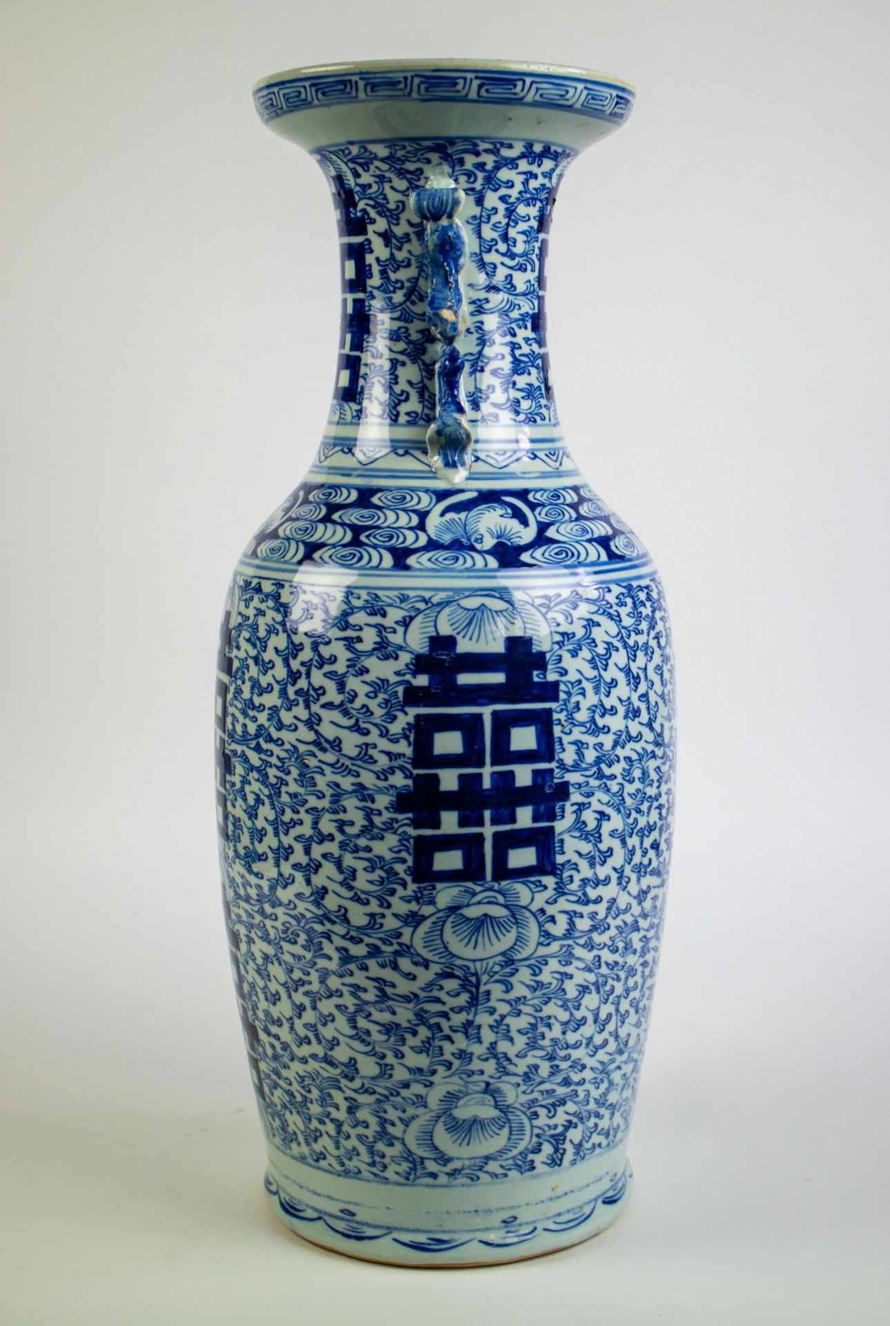 Chinese vase blue/white - Image 4 of 6