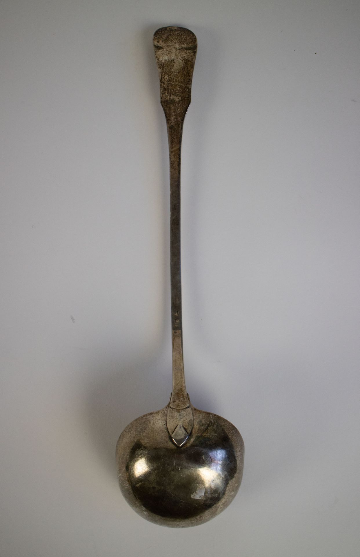A Belgian silver soup ladle Ath - Image 4 of 4