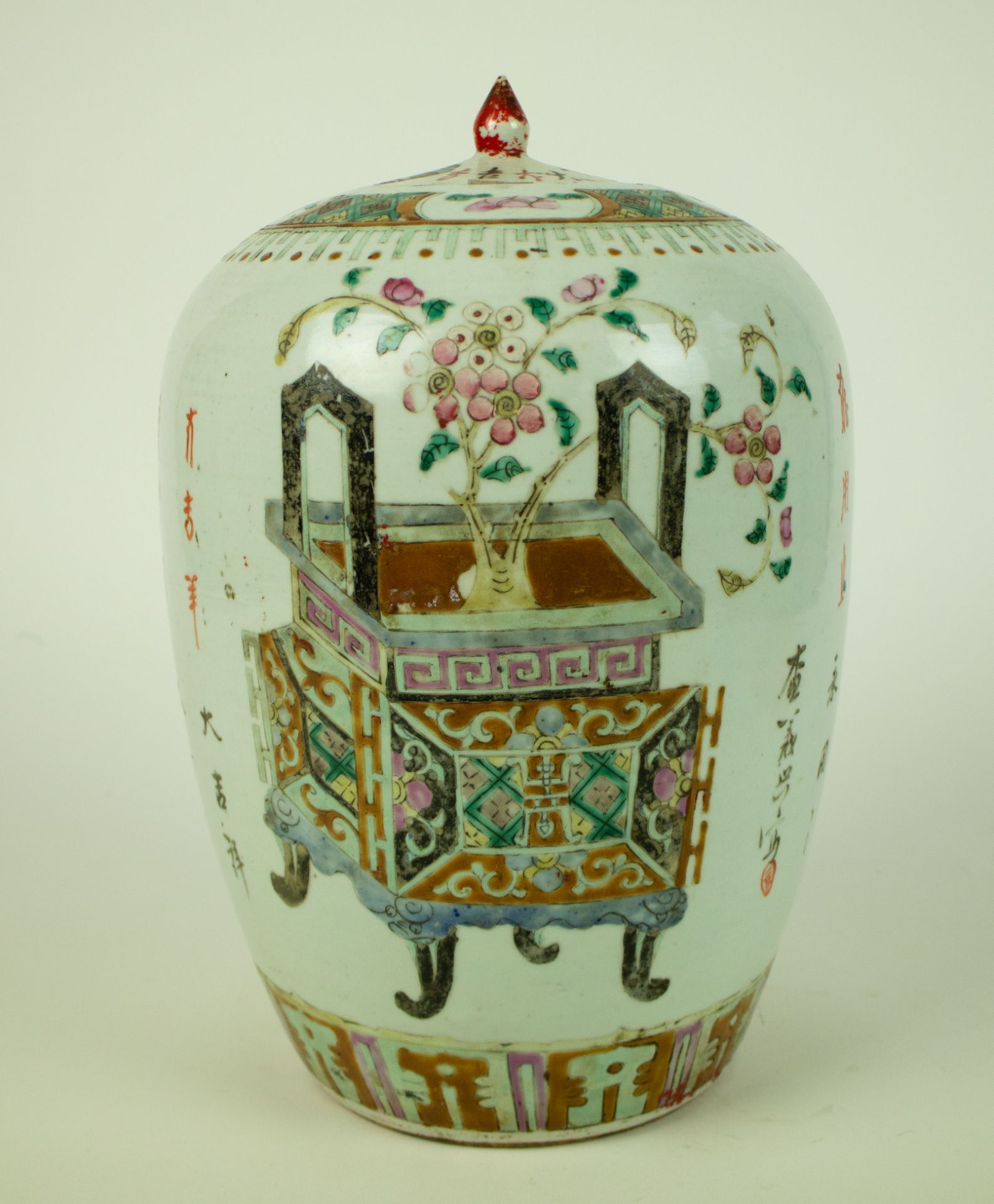 Chinese ginger jar famille rose