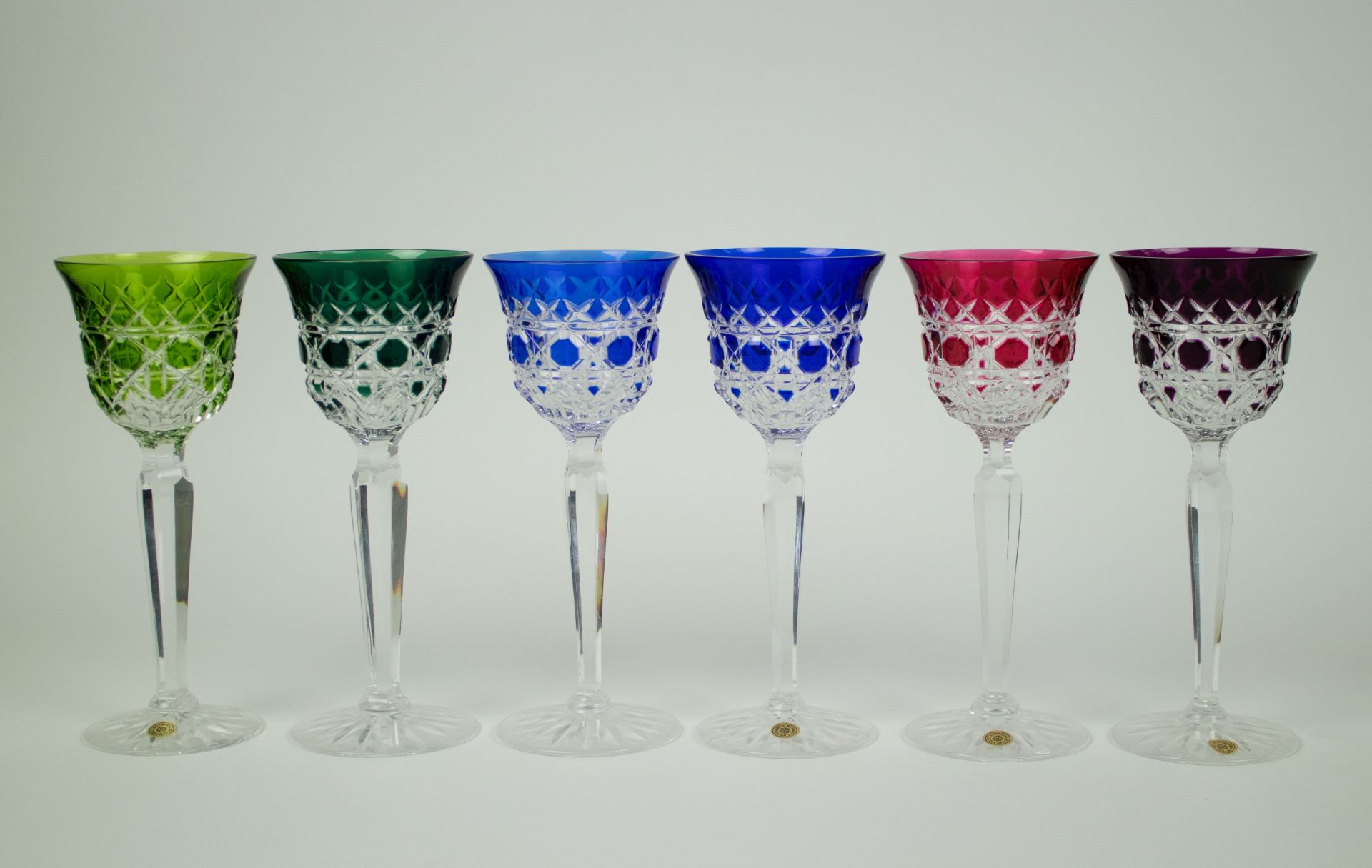 Val Saint Lambert crystal glasses