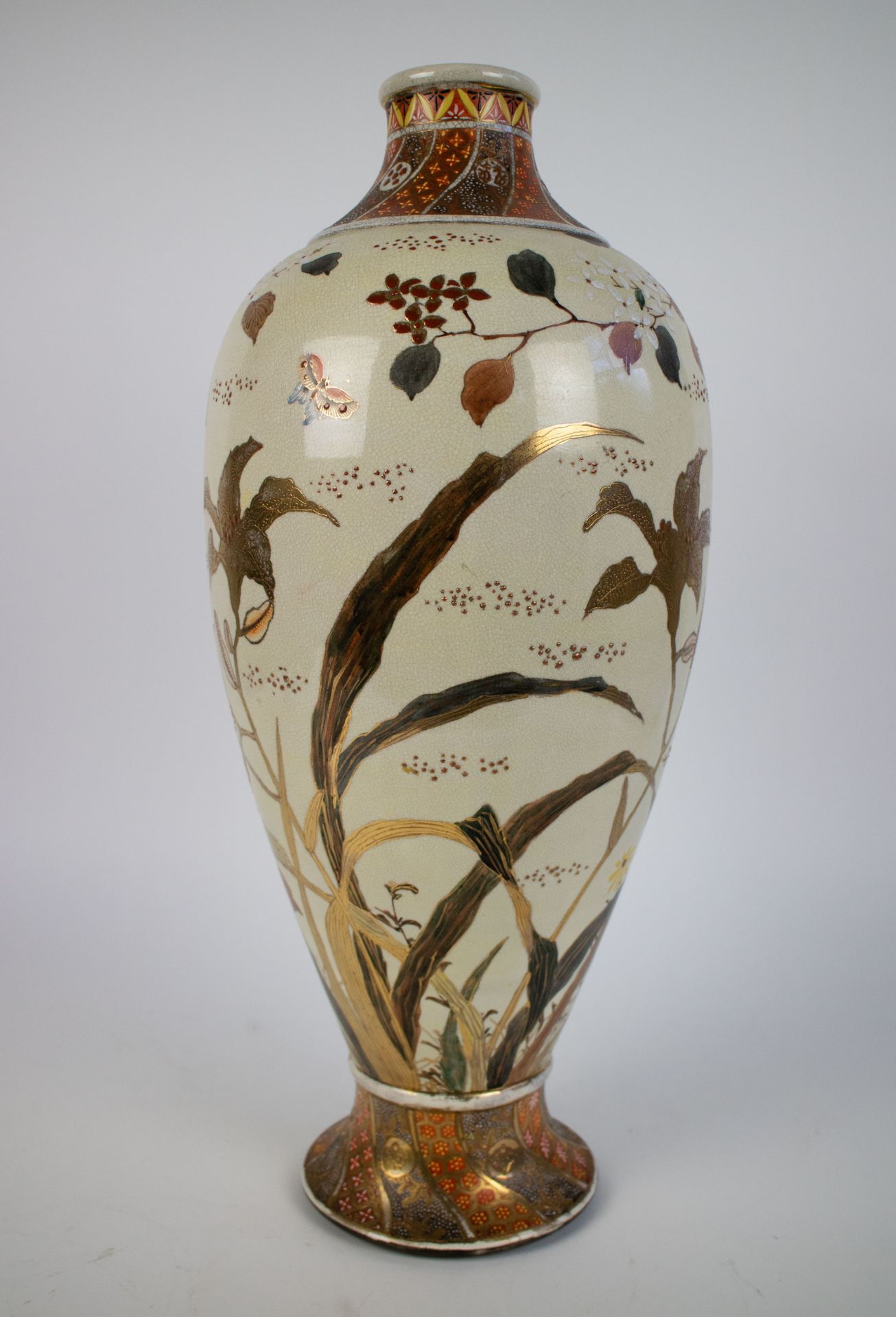 Japanese Satsuma vase - Bild 2 aus 6