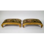 Pair of 19th century footstools