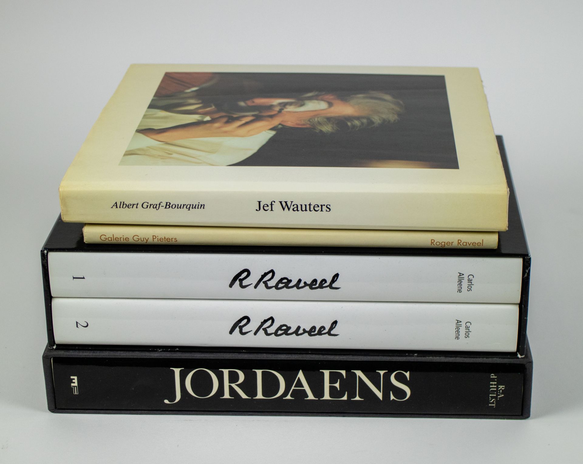 Lot Art books a.o R. Raveel and Jef Wauters