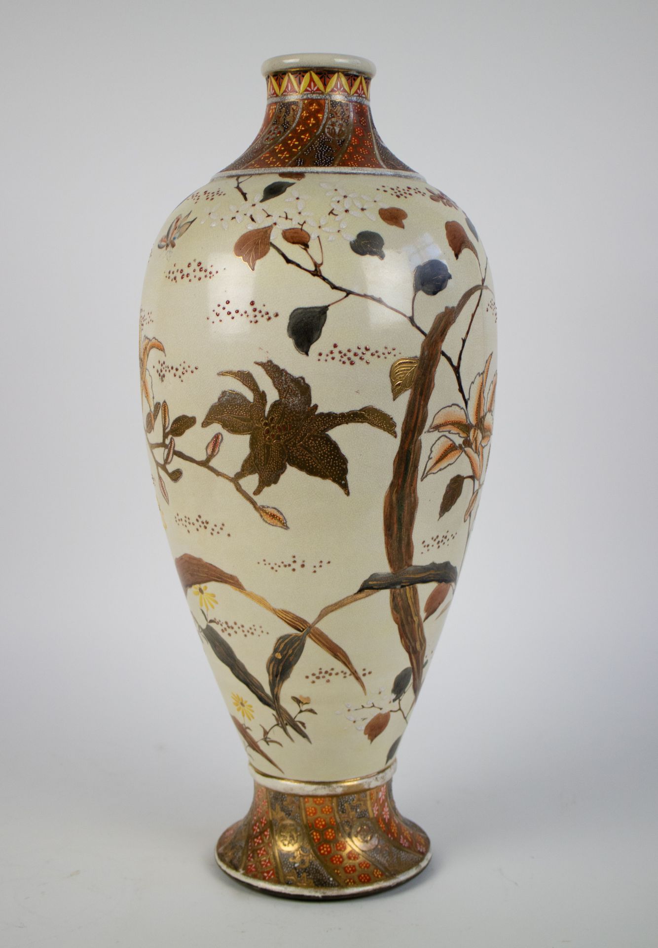 Japanese Satsuma vase - Bild 4 aus 6