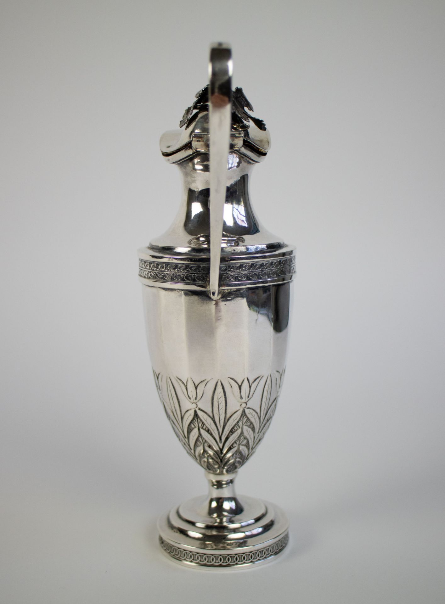 Empire silver vermeille oil jug - Image 4 of 6