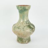 Zhong - Hu earthenware vase, Han period