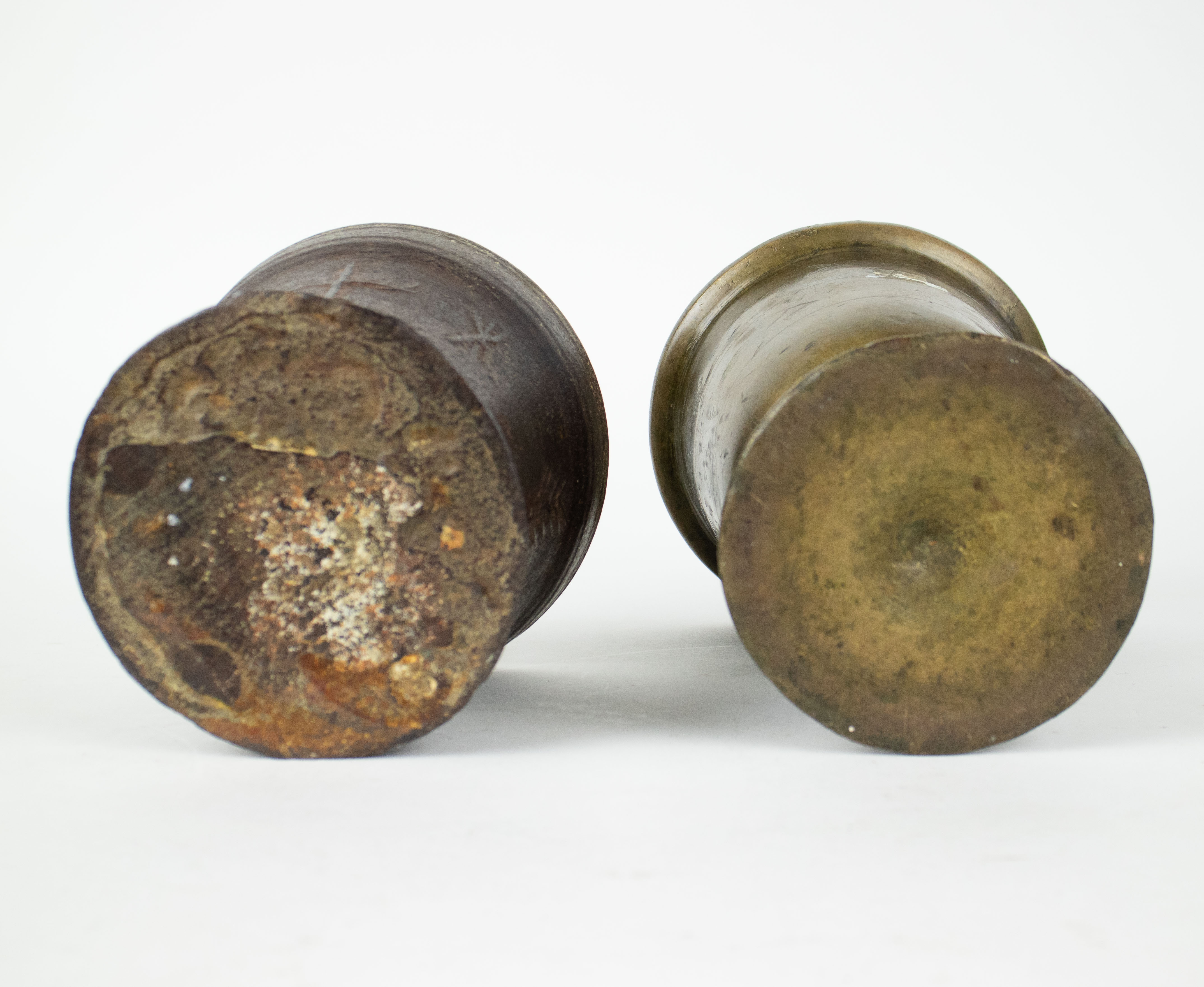 2 antique mortars - Image 4 of 4